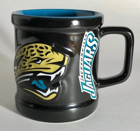 Jacksonville Jaguars Dimensional 11 oz Mug, Official NFL Licensed Cover
