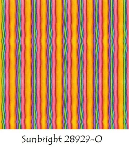 Sunbright 28929 Q QT Fabric cotton quilt fabric Colorful stripe 34" - Picture 1 of 12