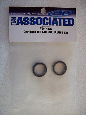 Team Associated 91155 SC10 4X4 12x18x4mm Sealed Bearings - Image 1 of 3
