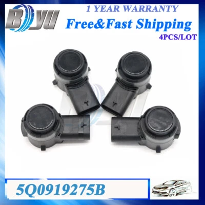Juego de 4 sensores de aparcamiento 5Q0919275B 5Q0-919-275-BGRU aptos para VW Audi Porsche Foto 1 de 4