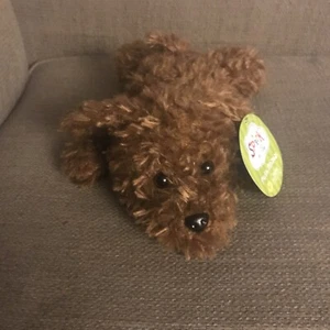 Spark Create Imagine Puppy Dog Plush Brown Walmart Laying Stuffed Lovey NWT - Picture 1 of 7