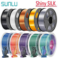 SUNLU PLA+ SILK 3D Printer Filament 1.75mm 1KG No Bubbles +/-0.02mm MultiColor