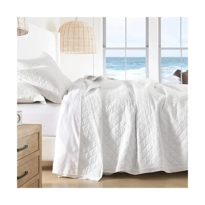 SahSahCasa Quilt Set King Size, 100% Cotton Quilt Bedding Set Bedspread, Diam... - Image 1 of 4