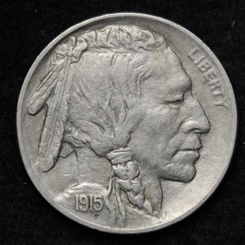 1915 Buffalo Nickel CHOICE AU E140 SNM Cover