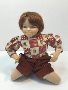Halloween Devil Possessed Evil Eyed Antichrist Soul Taking Porcelain Boy Doll - Picture 1 of 21
