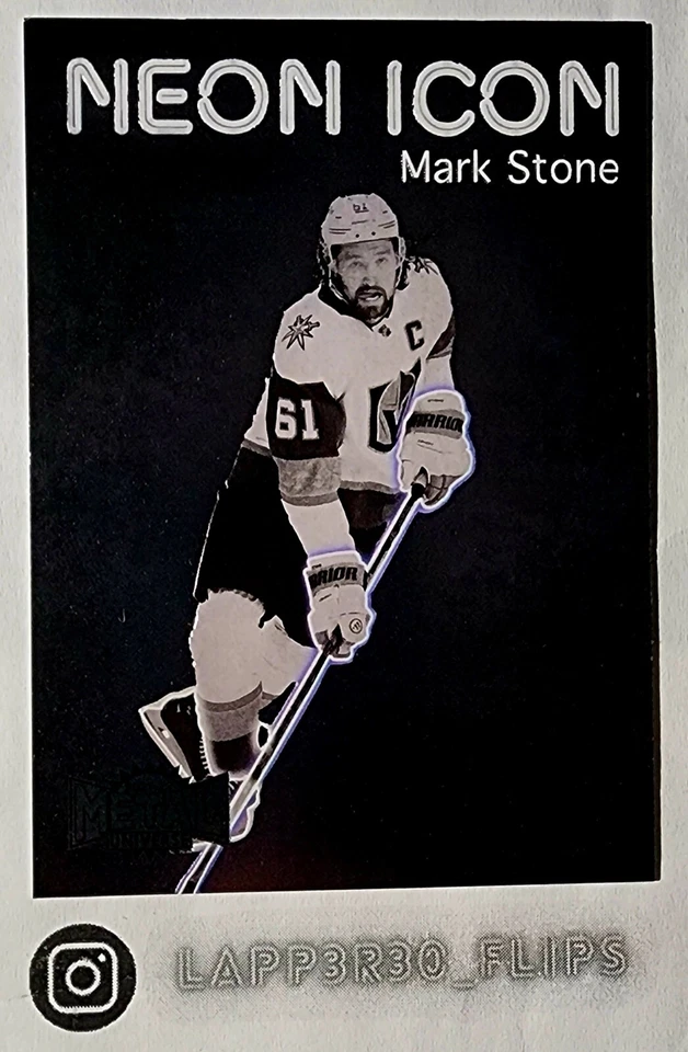 Mark Stone - 2021-22 Skybox Metal Universe Neon Icon #NI-8 - Image 1 of 1