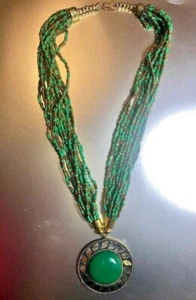 Hermoso collar artesanal para mujer joyería india étnica tribal - Imagen 1 de 2