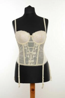 BRAUTCORSAGE / KORSAGE (Gr. 70 D) von LUNA in creme / ivory - HOCHZEIT - NEU !!! - Bild 1 von 4