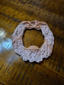 Clay Pottery Nativity Wreath Ornament Horse Of A Another Color Vintage Arnel - Picture 1 of 9