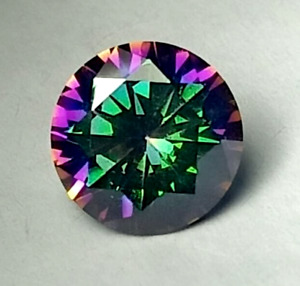 Pure 2 Ct Natural Alexandrite Multi color Round  Shape Certified Loose Gemstone