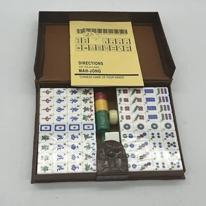 Vintage Mahjong Set from the 1970's - UNUSED w/Case - Picture 1 of 7