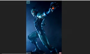 Limited 500 Mint 15.75" SIDESHOW Avenger Comic Iron Man Stealth Suit Statue Gift - Picture 1 of 5