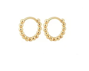 Beaded Cultured Small Round Earrings - Picture 1 of 2