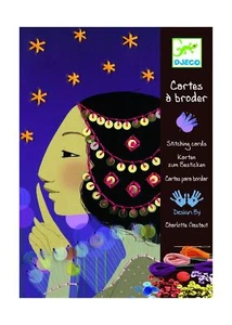 Djeco Workshop Carte da Cucire 1001 Notti Kit, Kit Decorazione Carte con Thr... - Foto 1 di 1