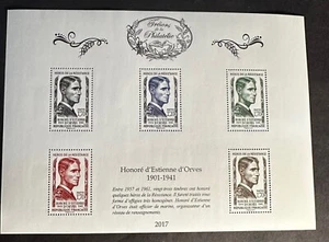 FRANCE 2017 STAMP ON STAMP WAR HEROES STAMPS ON STAMPS PROOF PATRIMOINE -18515 - Picture 1 of 1