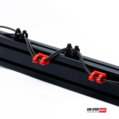 Cable Management Clips Pinch-In Style Pack Of 5 For Aluminum Profile Sim Racing - Image 1 of 4