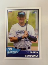 2021 Trevin Esquerra Card West Michigan White Caps Team Card