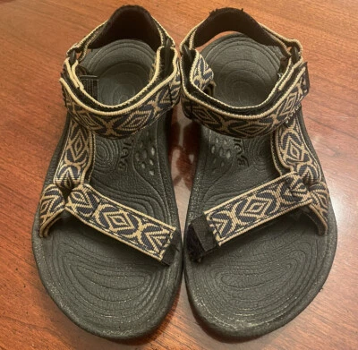 Sandalia deportiva de senderismo Teva Hurricane 6577 negra/gris talla 6 para mujer Foto 1 de 4