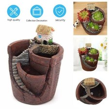Succulent Flower Basket Planter Plant Sky Garden Bonsai Pot Green Plants Decors