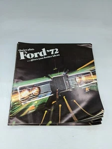1972 FORD Sales Brochure Brougham Galaxie Custom 500 Sedan Wagon LTD 20 pages - Picture 1 of 6