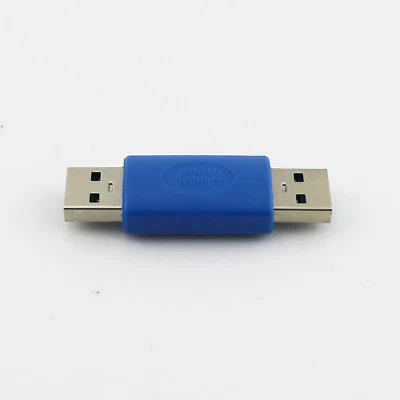 1pcs High Speed USB 3.0 Standard A Male to Male Plug Extension Adapter Connector - Image 1 of 4