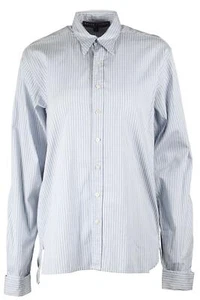 RALPH LAUREN COLLECTION BLUE COTTON SHIRT US 6 UK 10 - Picture 1 of 4