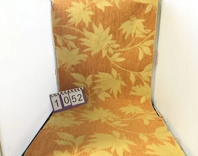 Möbelbezugsstoff Polsterstoff Dekostoff Webstruktur orange beige gold 1052 - Bild 1 von 2