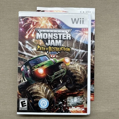 Monster Jam: Path of Destruction (Nintendo Wii 2010) Monster Truck Racing Game + - Image 1 of 4