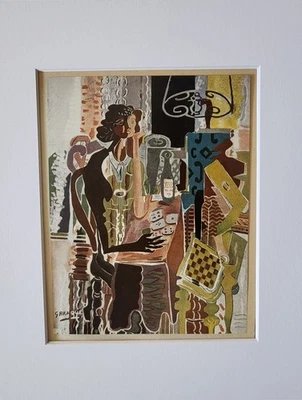 Georges Braque "Patience" (La Patience) impresión offset mate 1956 Foto 1 de 2