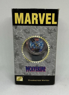 Vintage Artwatch Wolverine Action 3-D Crystal Wrist Watch 1996 Marvel Comics NIB - Image 1 of 4