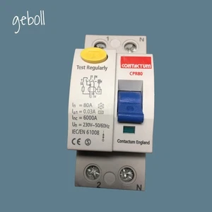 NEW CONTACTUM CPR80 RCD CONTACTUM 80 AMP RCD 2P 80A CPR80 - Picture 1 of 5
