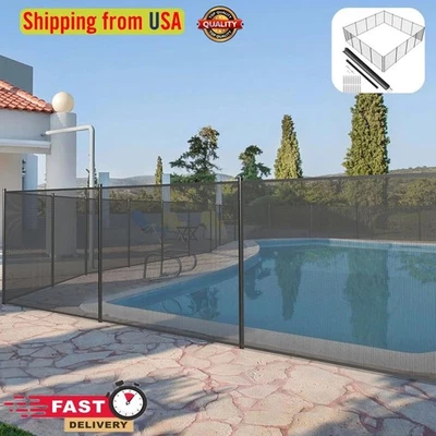 Cerca de piscina 4 x 108 pies 4 x 72 pies cercas de piscina para piscinas subterráneas cerca de seguridad para niños Foto 1 de 4