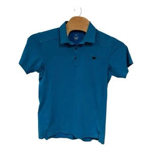 Arc'teryx Captive Kurzarm-Poloshirt für Herren Größe Large türkisblau - Bild 1 von 15