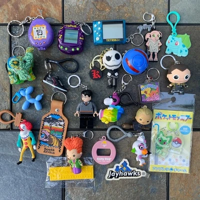 Llavero Moderno De Colección Lote Mixto Bolsa Clips Tetris Pokemon *Electrónica No Probada Foto 1 de 4
