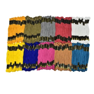 Anchor Threads Cotton Crafting Knitting Embroidery Braiding Sewing 100 Skeins - Image 1 of 2