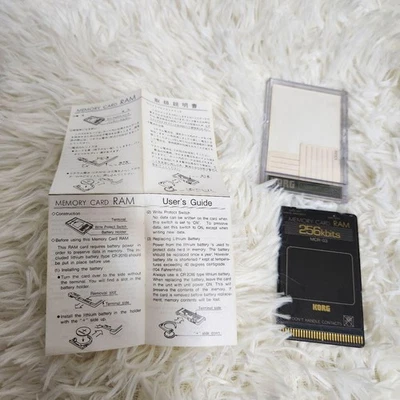 Korg MCR-03 Memory Card RAM 256bytes for M1/M1R/M1-EX/M1R-EX/T1/T2/T3 Tested JP - Image 1 of 4