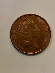 1995 no Mint Elizabeth II DG REG F D two pence Coin - Picture 1 of 2