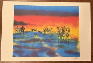 Jerry Garcia Wetlands Fine Art Lithograph Print Grateful Dead Poster # 738/1000 - Picture 1 of 5