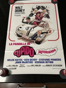 Vintage 1974 Disney Movie Poster - Herbie Rides Again - One Sheet - French - Picture 1 of 8