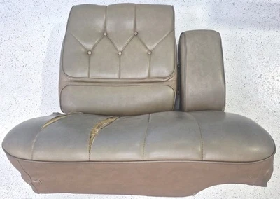 71 72 73 Buick Riviera Etapa 1 GS 60/40 Asiento Delantero Derecha Cojín Marco Cola Barco Foto 1 de 4