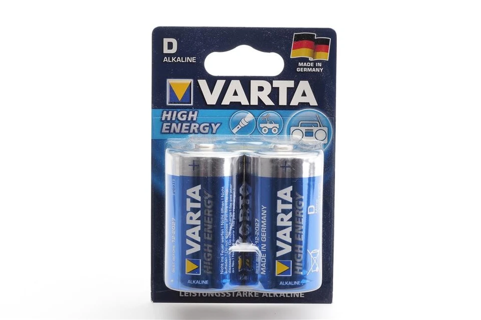 Paquete de 2 baterías Varta D Mono 1,5 V Longlife Power MN1300 LR20 Foto 1 de 1