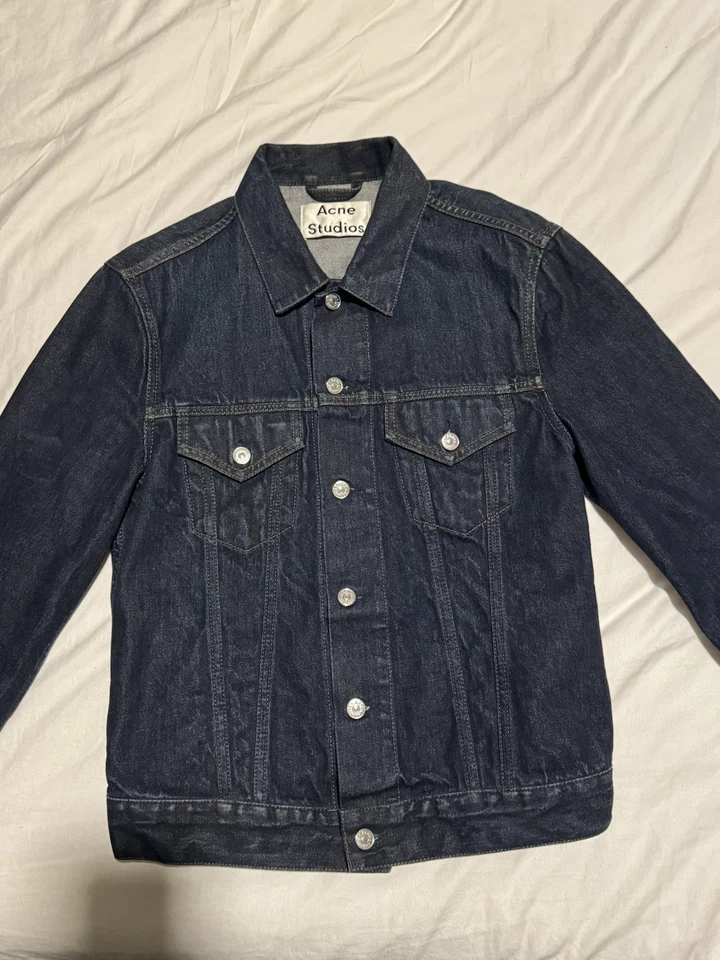Auténtica Chaqueta de Camionero Acne Studios Vintage Índigo Talla 48 - Hecha en Italia Foto 1 de 4