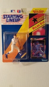 1992 Kenner Starting Lineup Nolan Ryan Texas Rangers ¡con póster! ¡Salón de la Fama! - Imagen 1 de 3