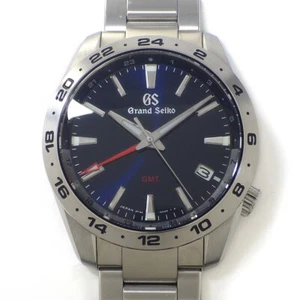 Reloj Grand Seiko Sport Collection SBGN029 GMT esfera azul marino acero inoxidable cuarzo - Imagen 1 de 11