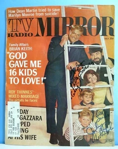 Revista TV MIRROR Julio 1967 FAMILY AFFAIR Firmada KATHY GARVER & JOHN WHITAKER - Imagen 1 de 10