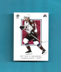 Tarjeta de reserva de stock privado 2002-03 # 24 Peter Forsberg Colorado ¡excepcional! - Imagen 1 de 2