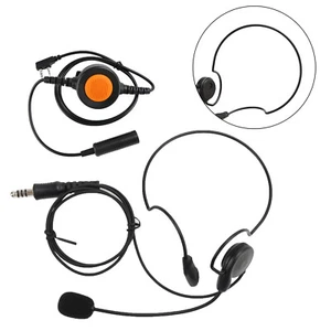 7.1-C7 Rear Mount Plug Tactical Headset pour Kenwood TK-208 TK-220 TK-240 TK-248 - Zdjęcie 1 z 18