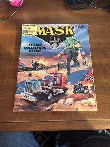 Mask Diamond Sticker Book Album Vintage 1986 Incomplete - Picture 1 of 9