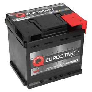 Autobatterie 12V 50Ah 450A/EN Eurostart SMF Batterie ersetzt 44 45 50 52 53 54Ah - Bild 1 von 11