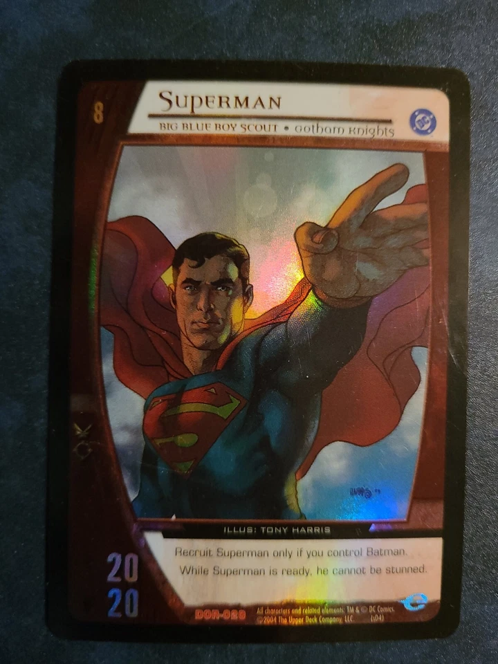 VS System Superman Big Blue Boy Scout FOIL - DC Origins DOR-020 - Light Play - Image 1 of 1